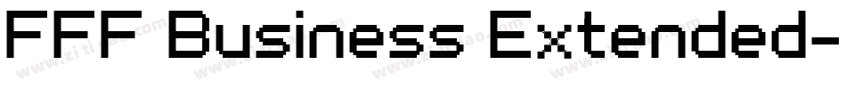 FFF Business Extended字体转换